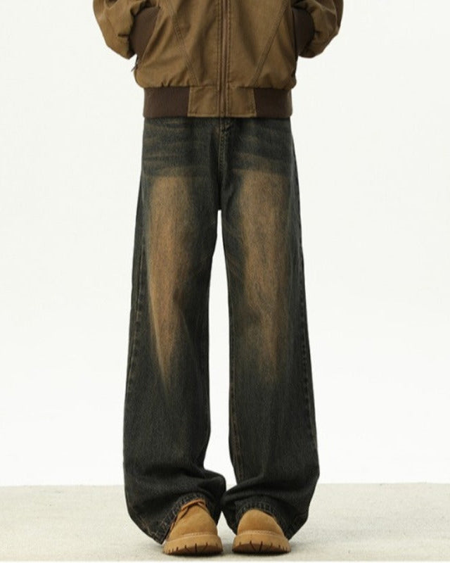 シャドウフェードワイドデニム