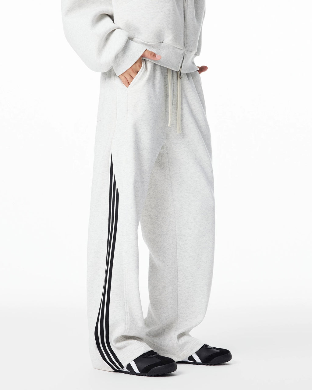スリーストライプカジュアルスウェットパンツ