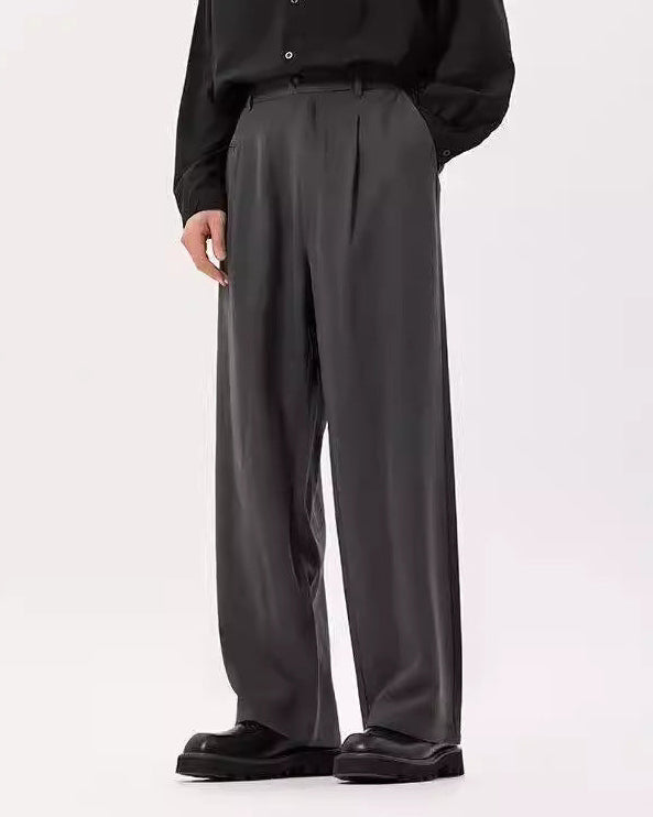 タックワイドカラースラックス