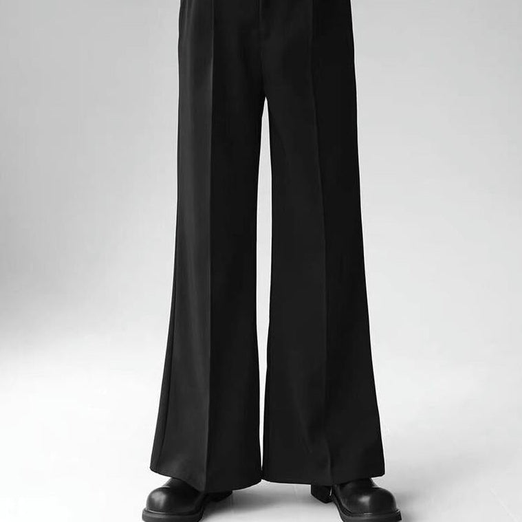 ハイウエストワイドフレアスラックス