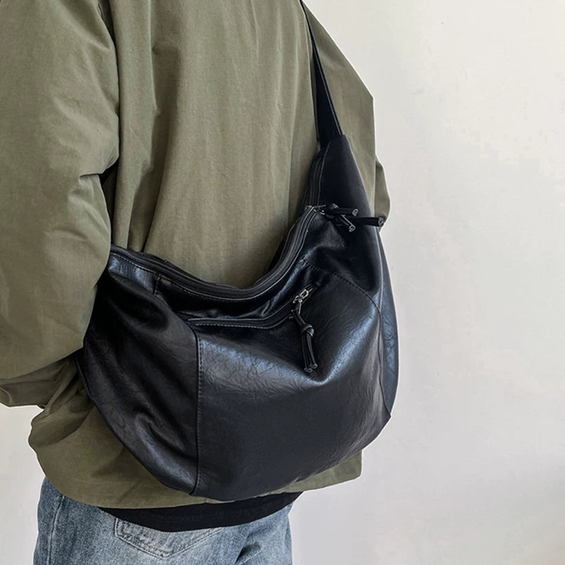 ドレープシルエットプレミアムレザーバッグ