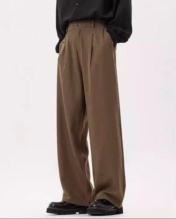 タックワイドカラースラックス