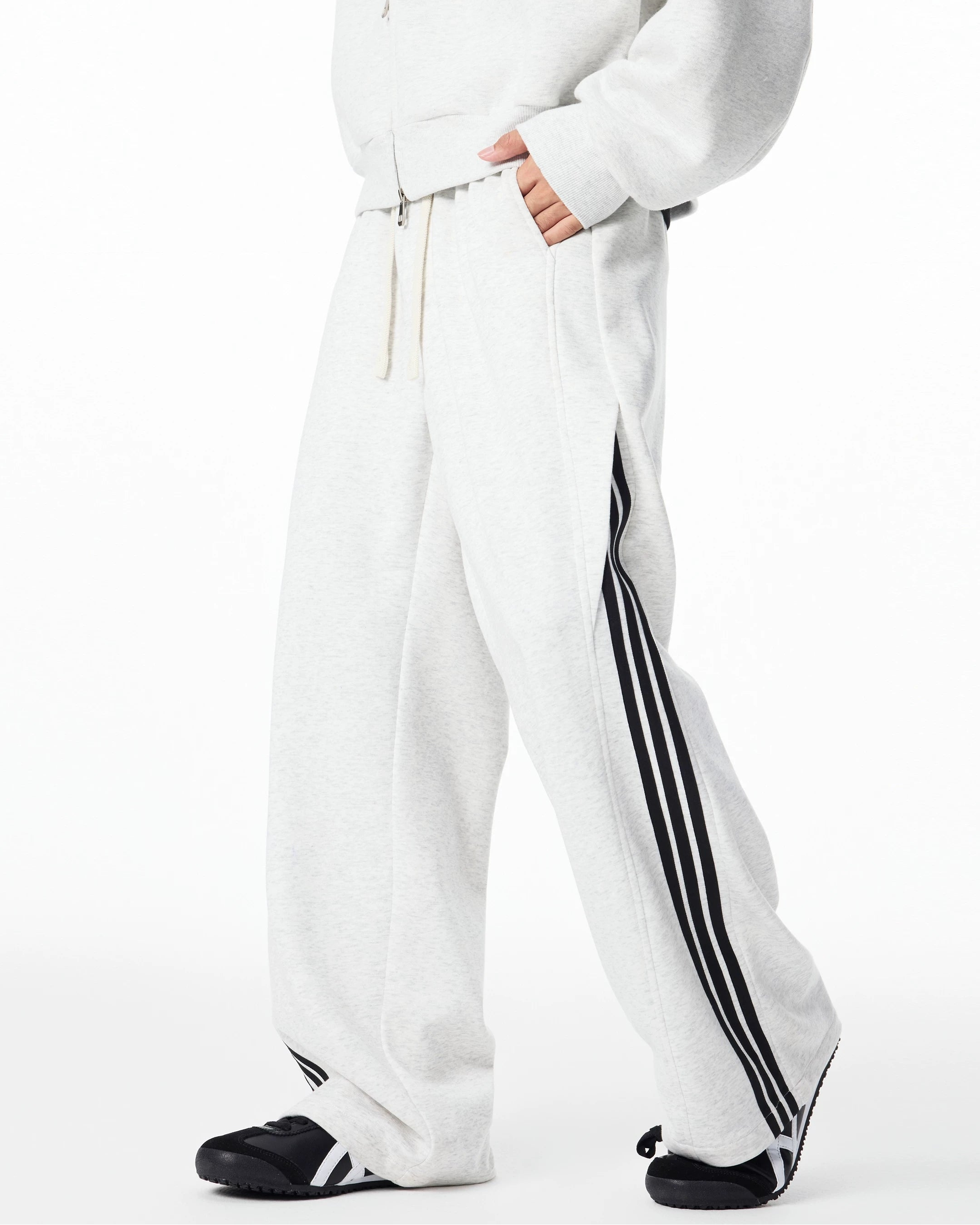 スリーストライプカジュアルスウェットパンツ